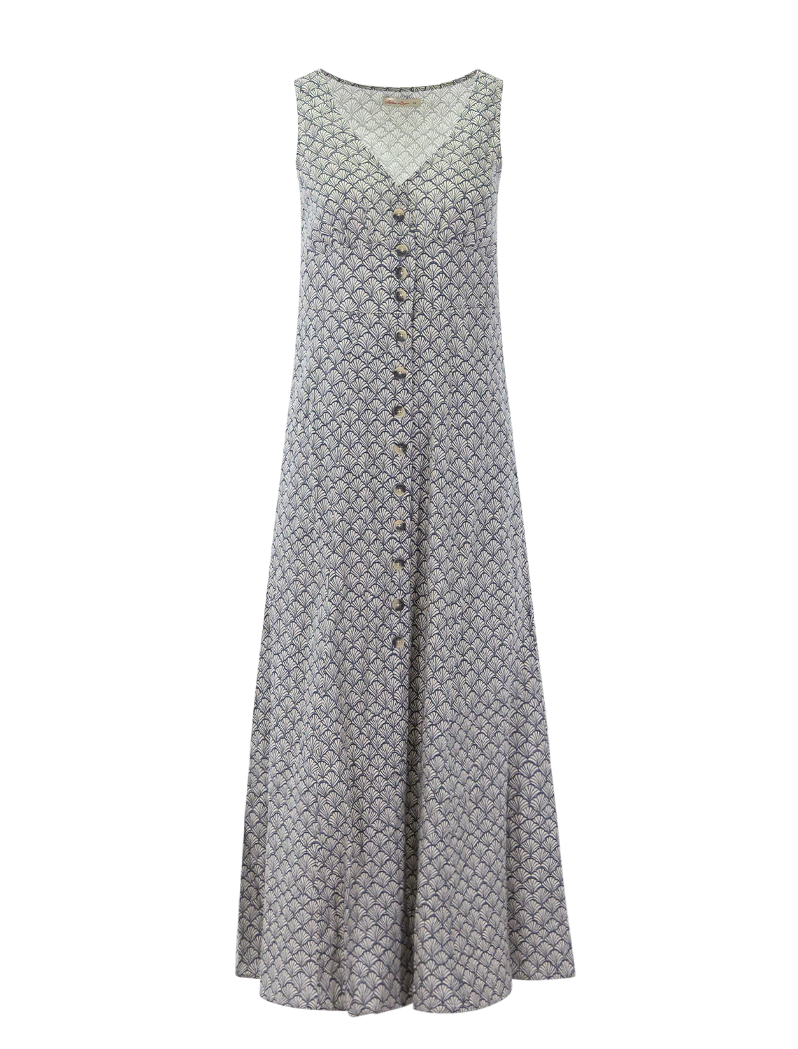 camila maxi dress in navy seashell