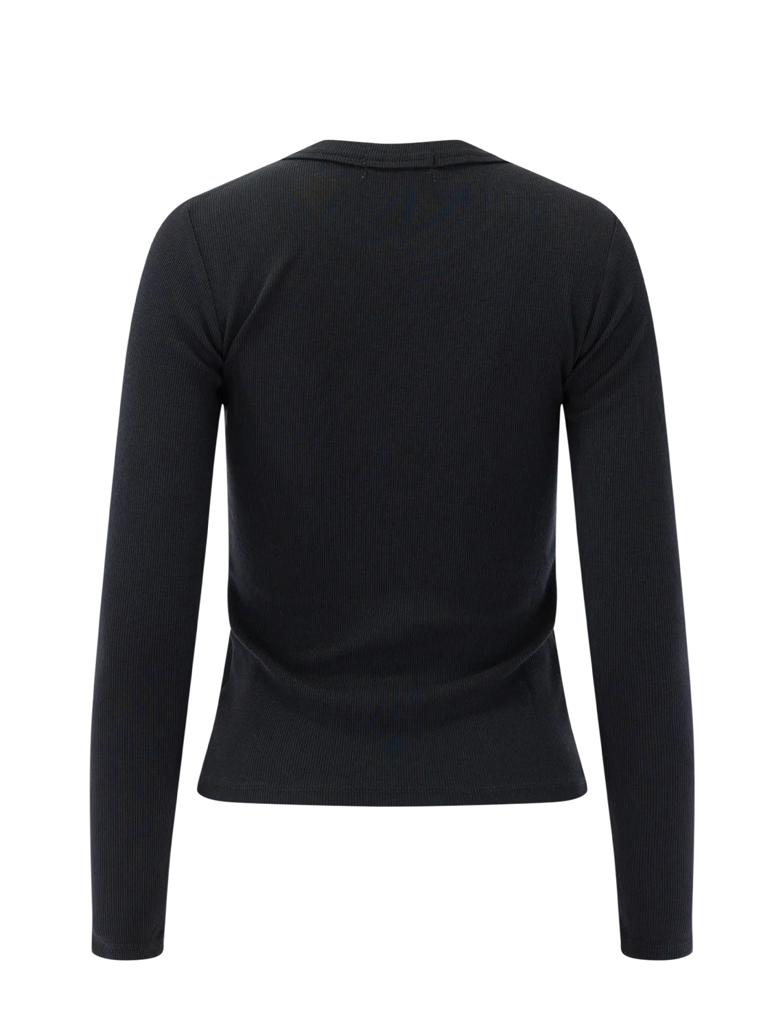 lexi long sleeve crew tee in black - Image 3