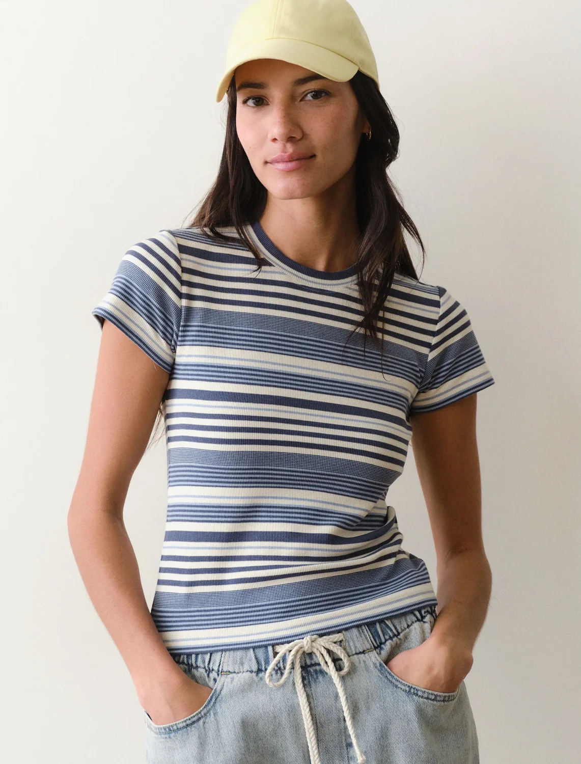 lexi rib sun in crew tee - Image 2