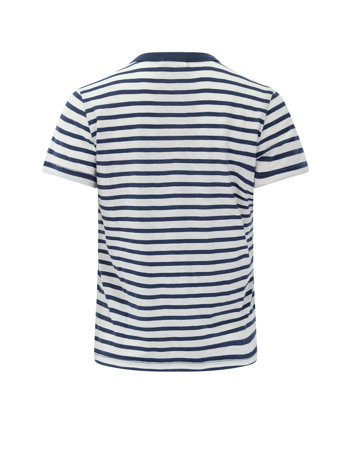 perfect crew tee in navy and white stripe - Image 3