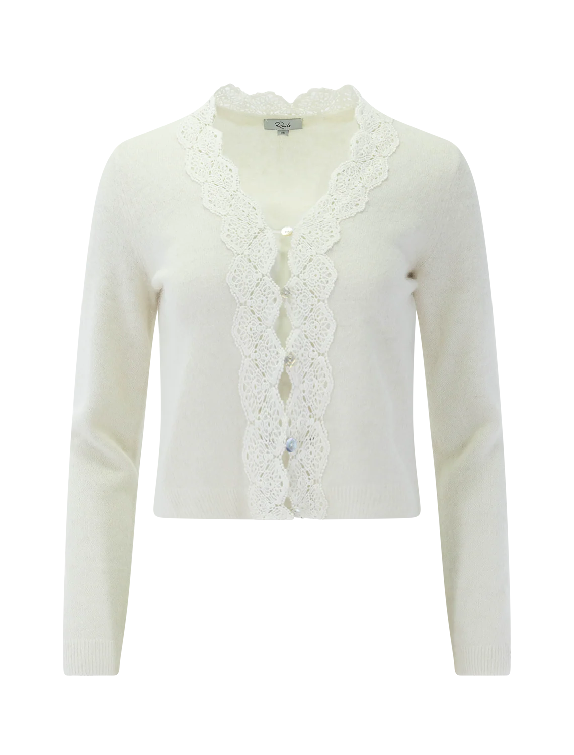 mer cardigan in ivory