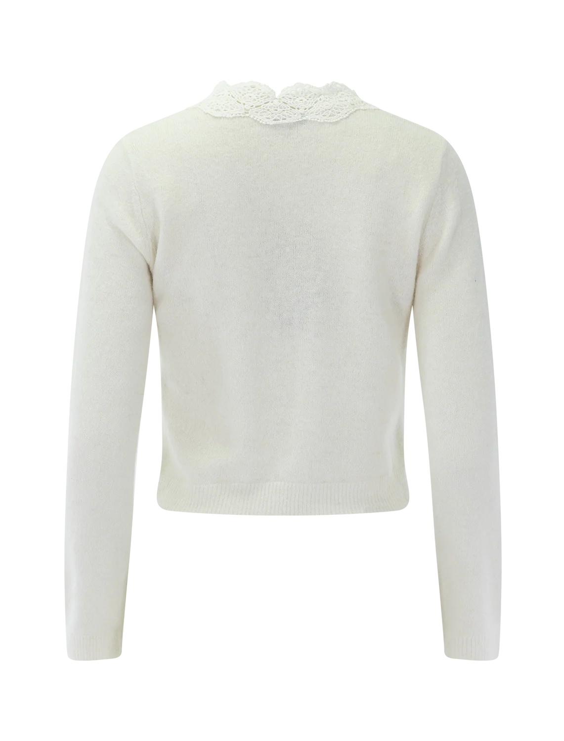 mer cardigan in ivory - Image 3