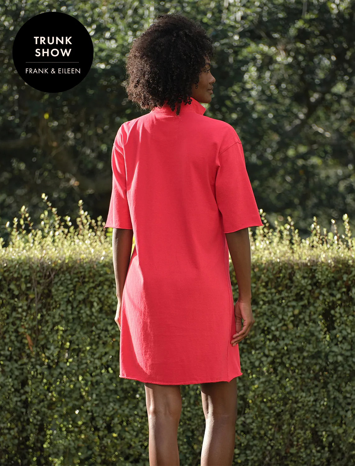 mini emma dress in cherry - Image 3