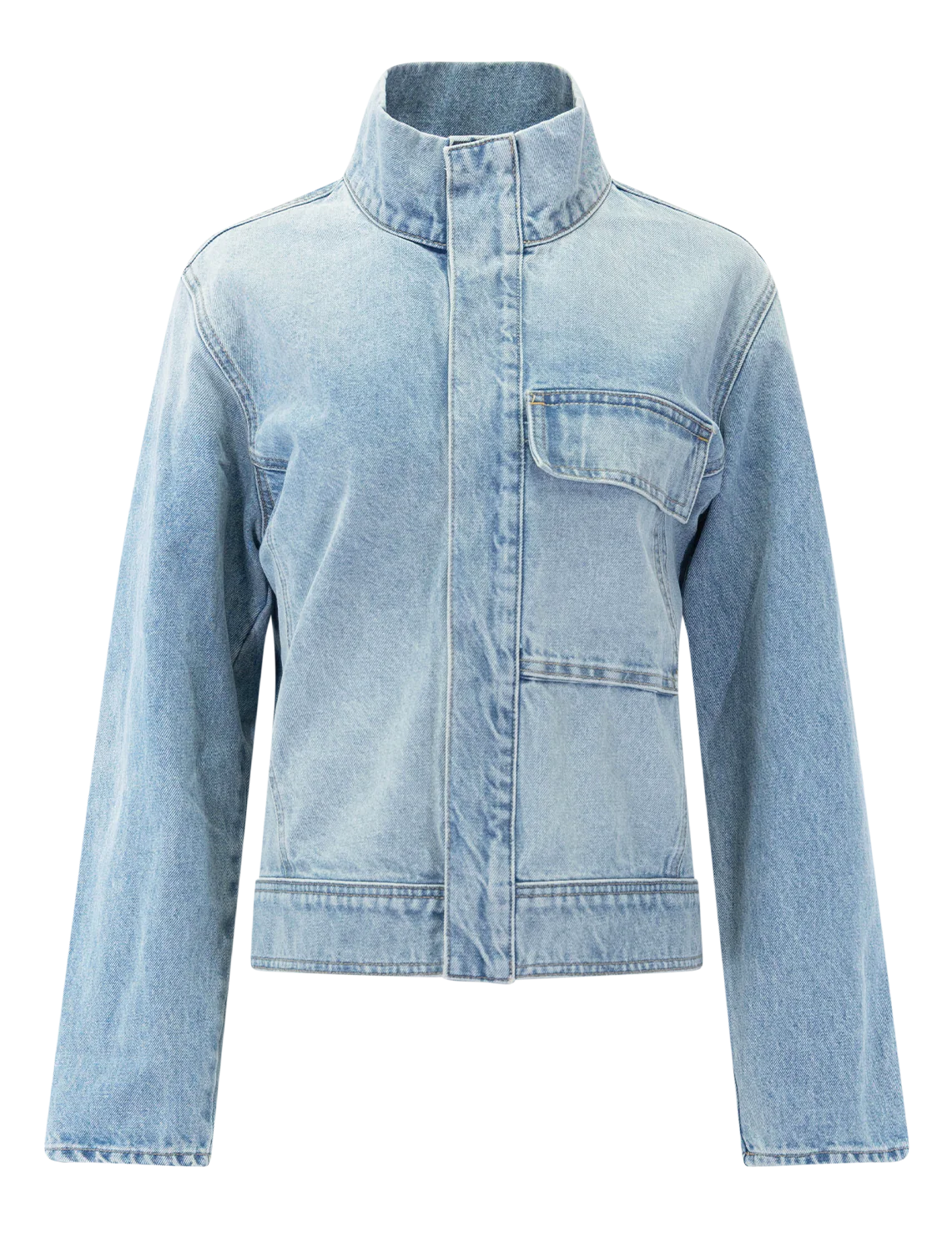 marilou denim jacket in alice wash