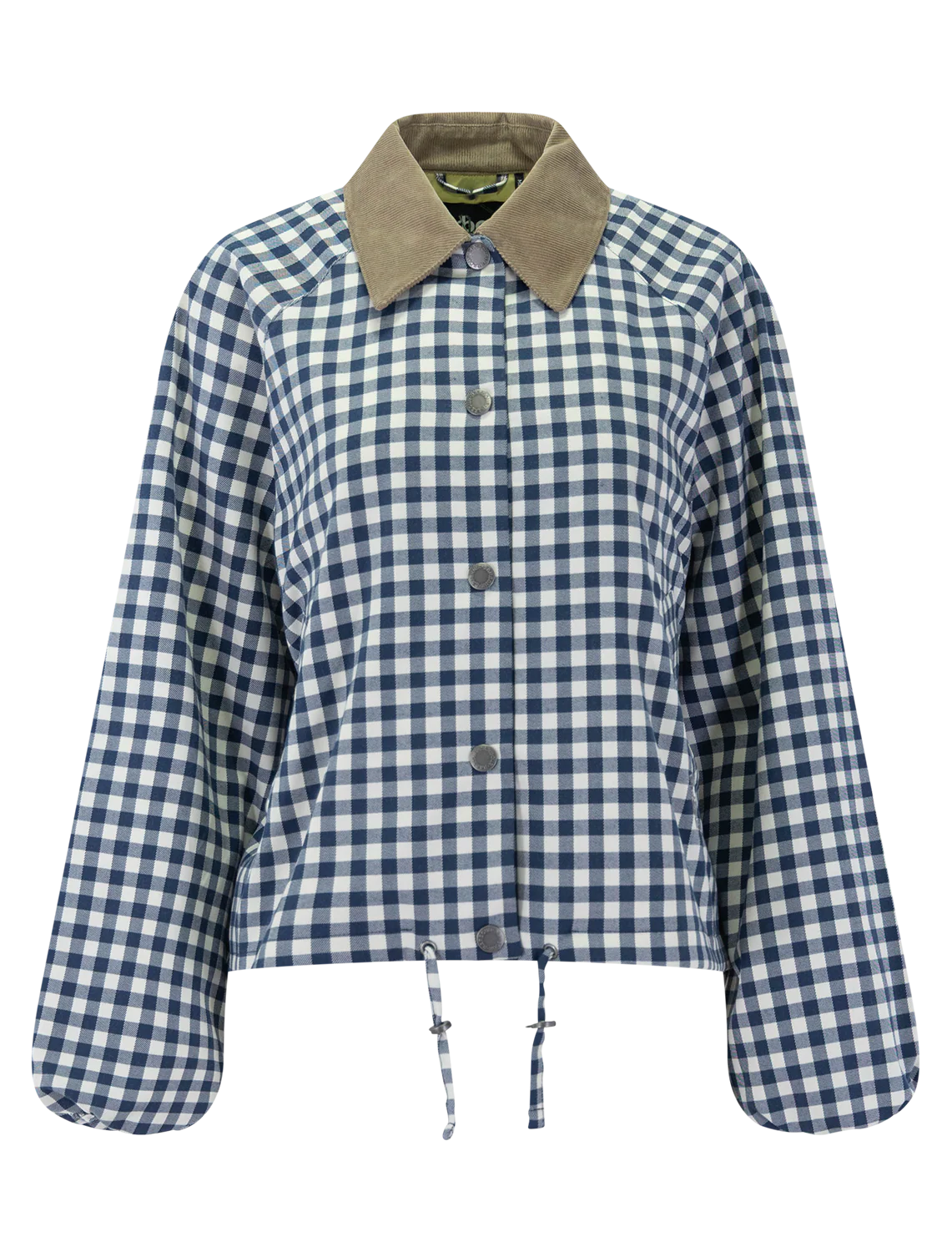 ovingham jacket in gingham