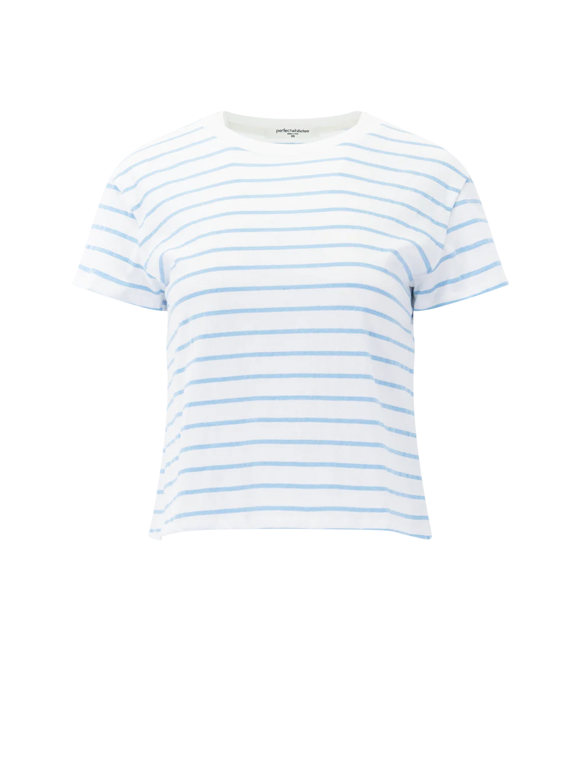 everett tee in powder blue stripe