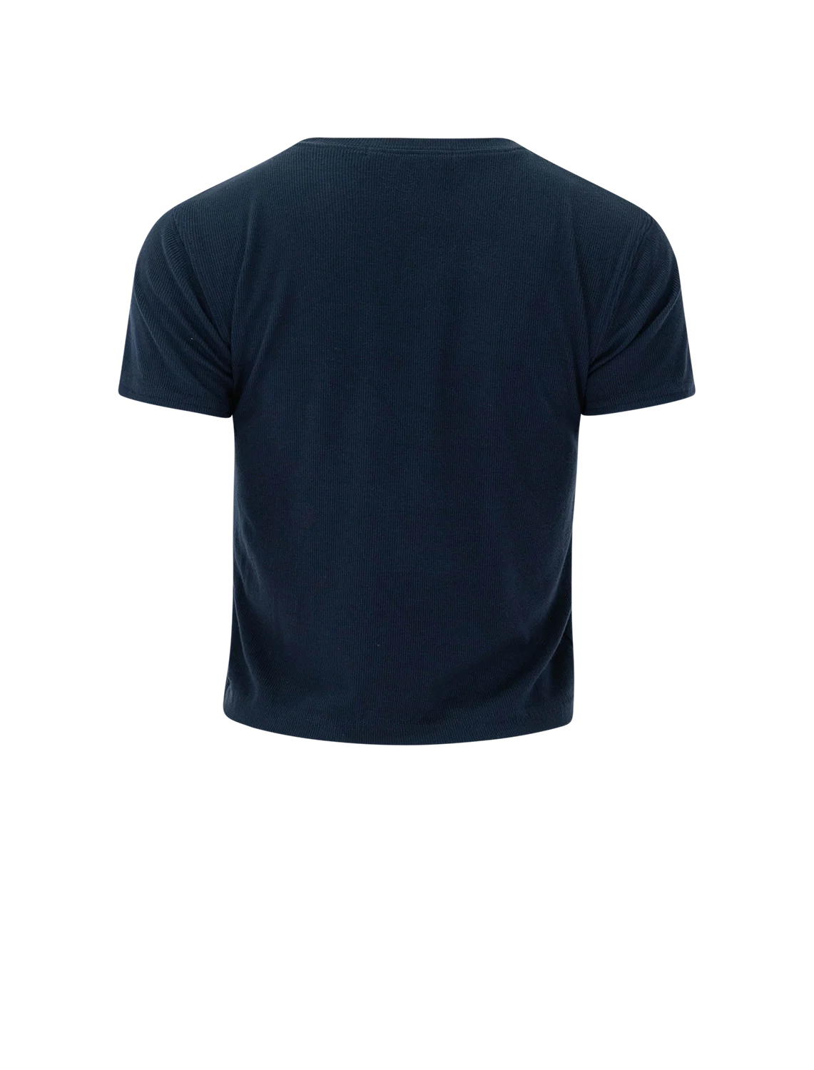 fitz rib tee in navy - Image 3