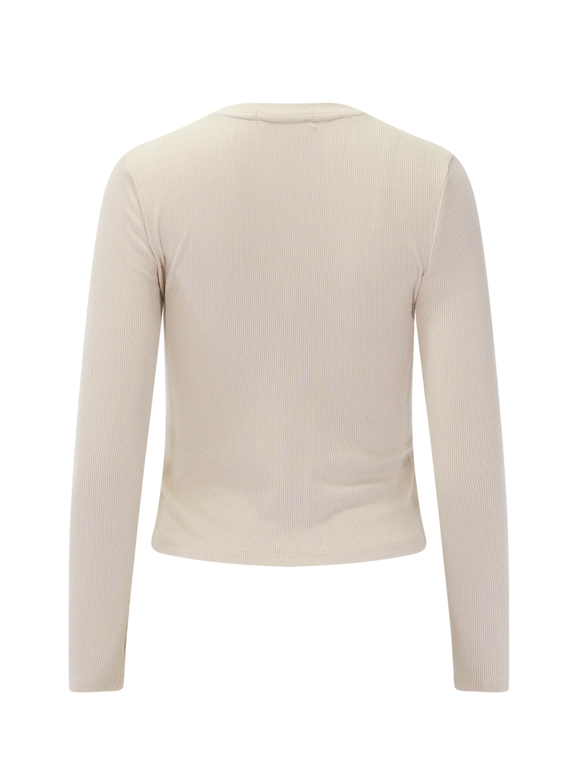 maureen luxe rib cardigan in sugar - Image 3