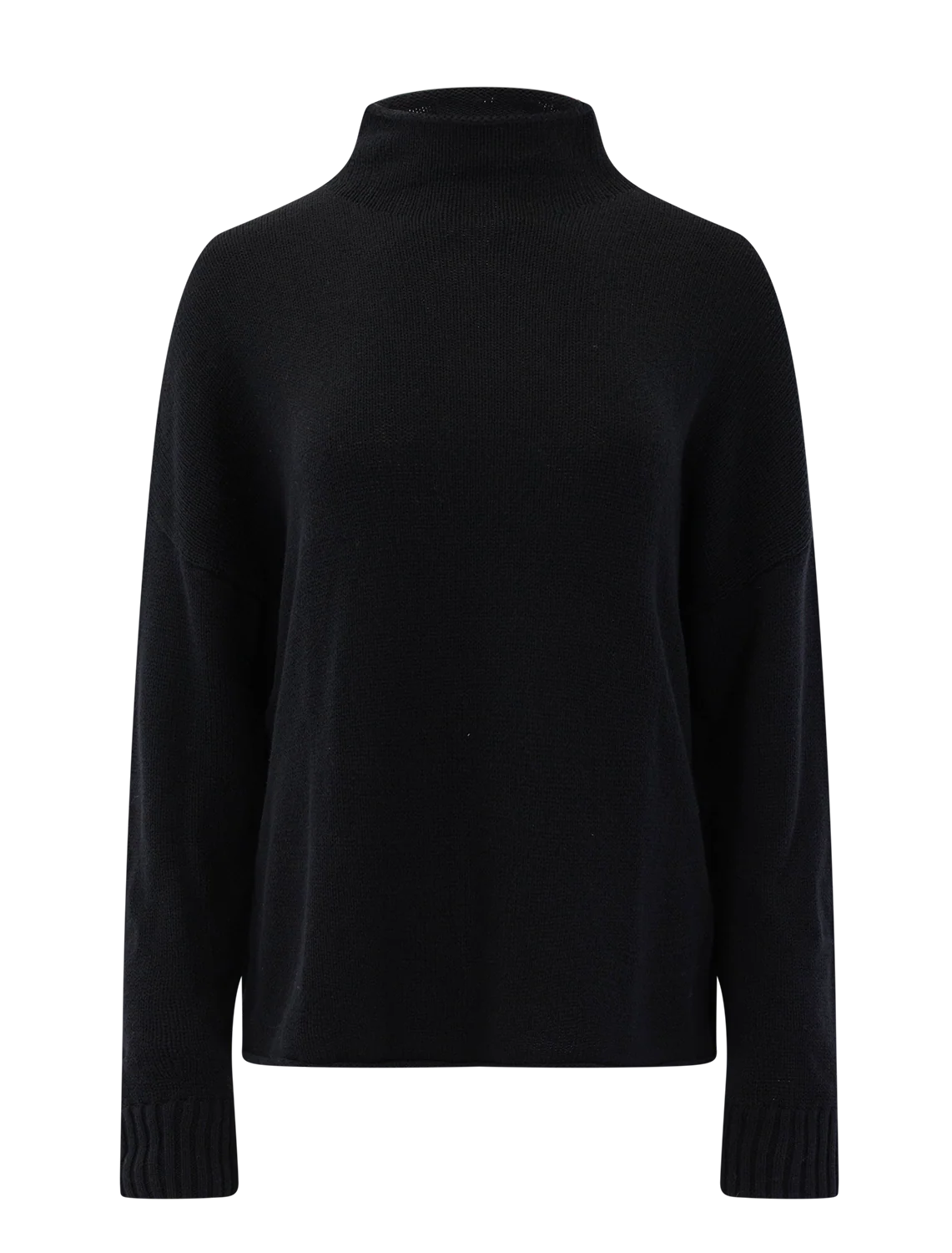 nova cashmere sweater in black