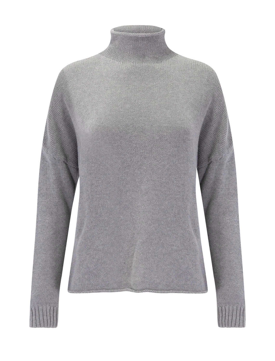 nova cashmere sweater in heather grey