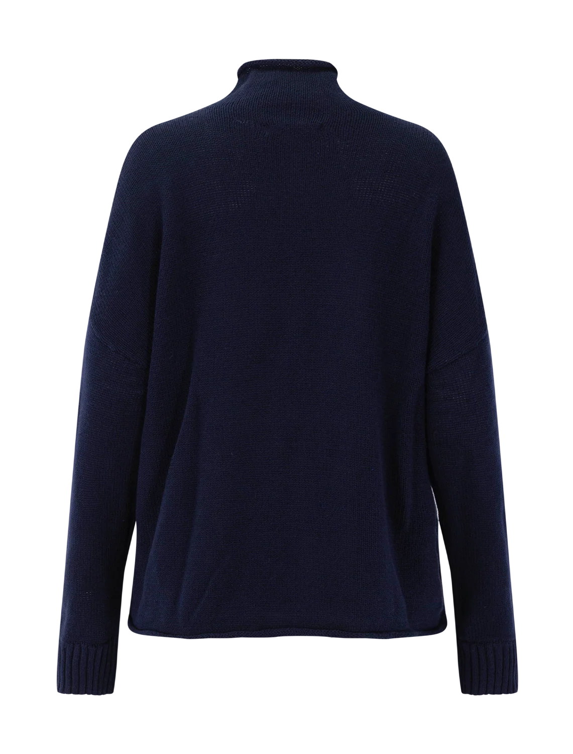 nova cashmere sweater in navy - Image 3