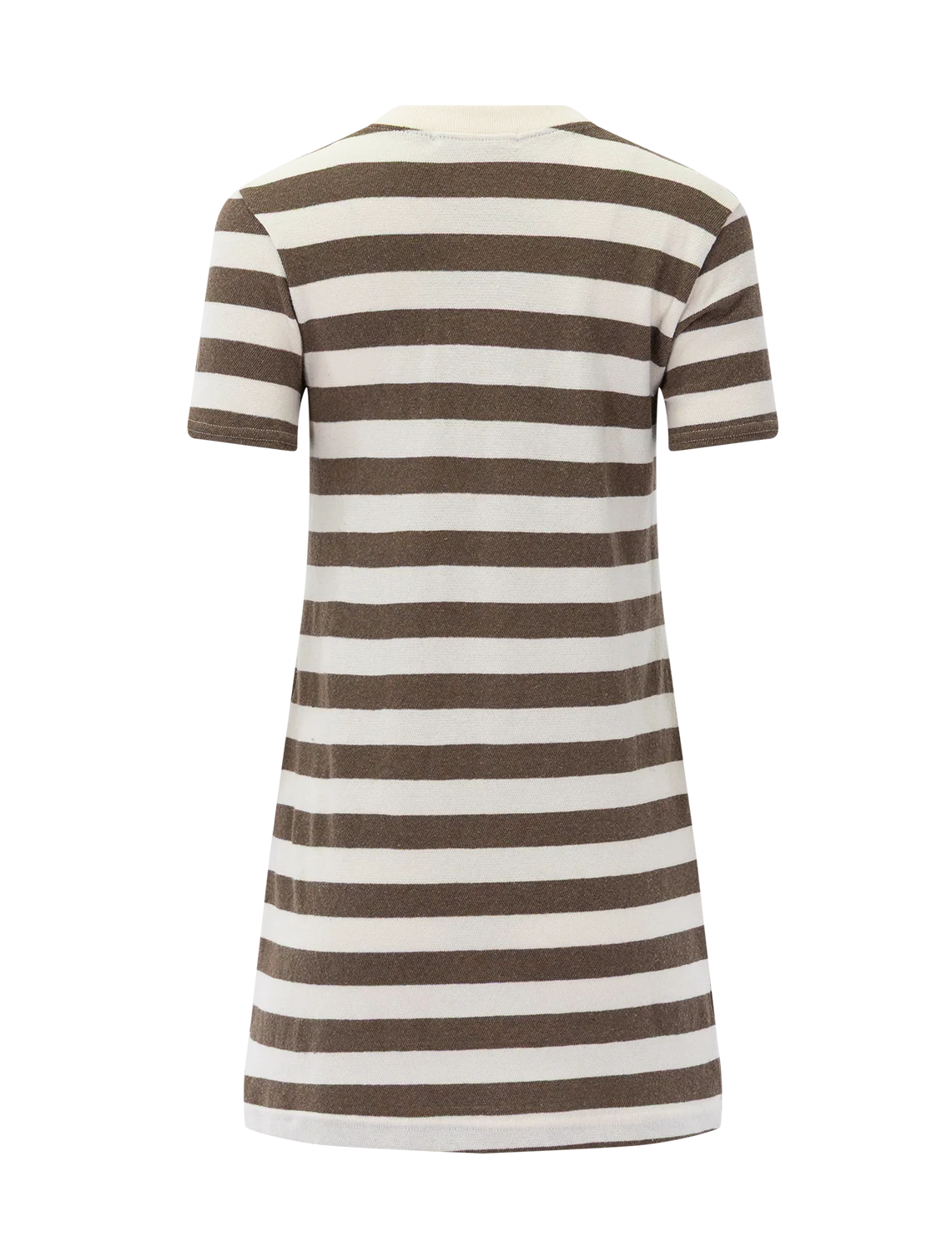 rhett rugby dress in mocha stripe - Image 3