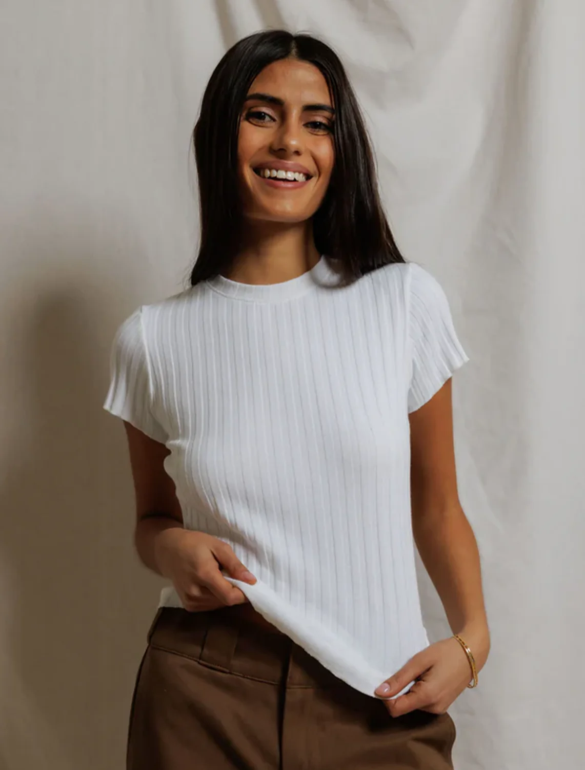 suri tee in white - Image 2