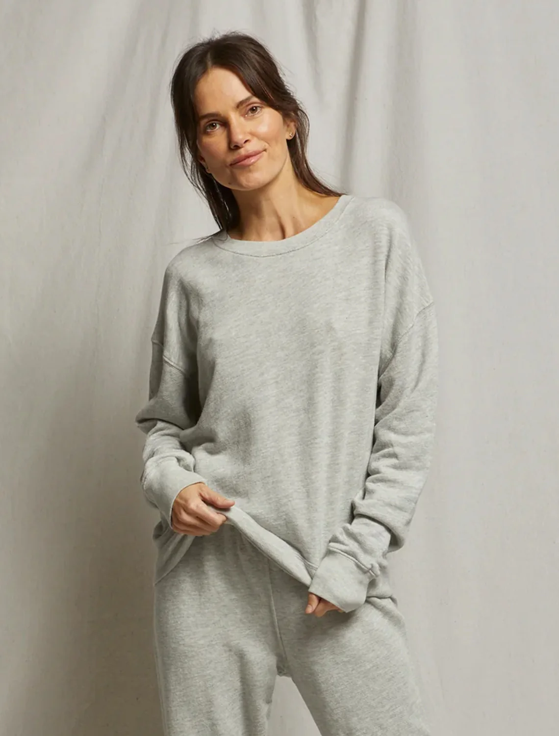 tyler sweatshirt in heather grey - Image 2