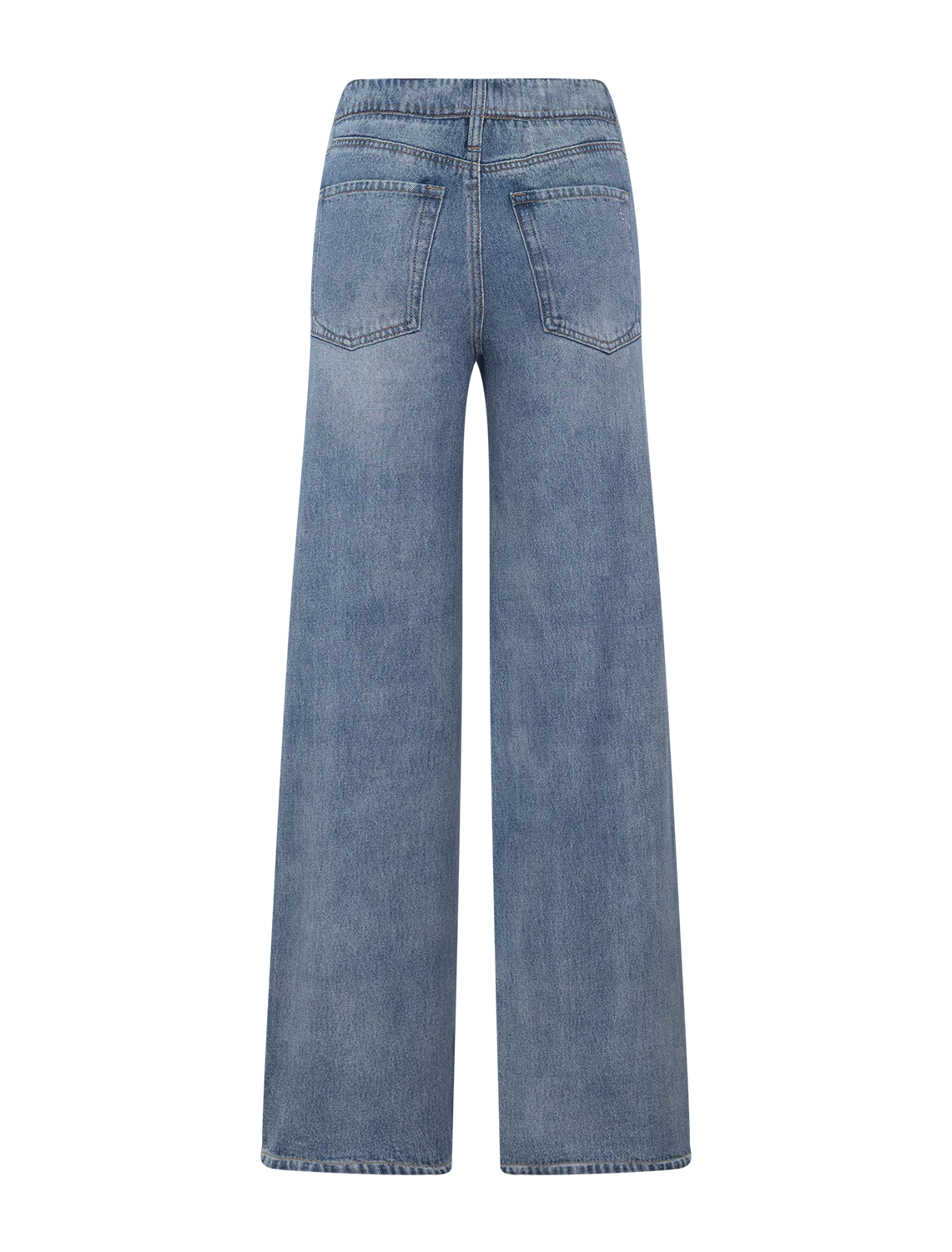 miramar terry track pant in red and white stripe - Image 3