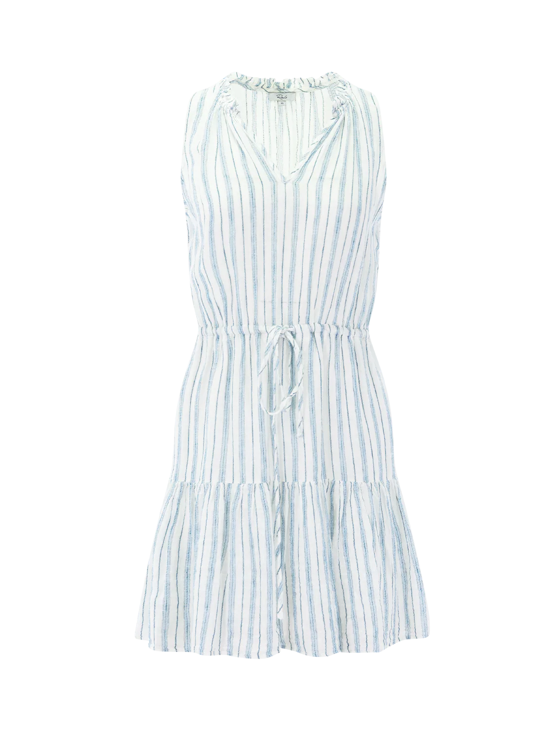 albany dress in windward stripe