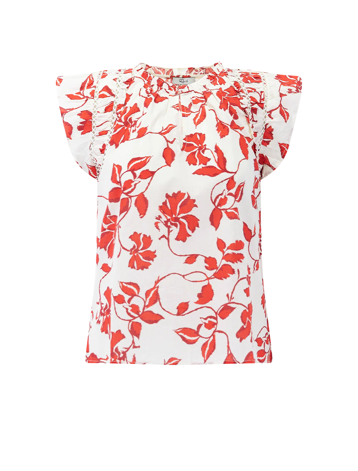 allea top in red jasmine