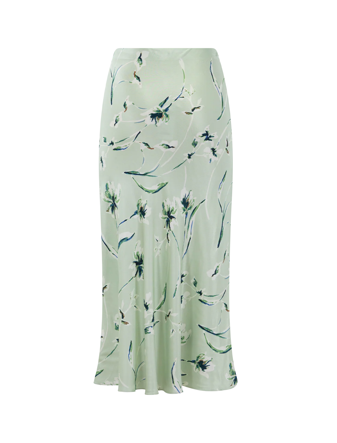 anya skirt in mint linnea print - Image 3