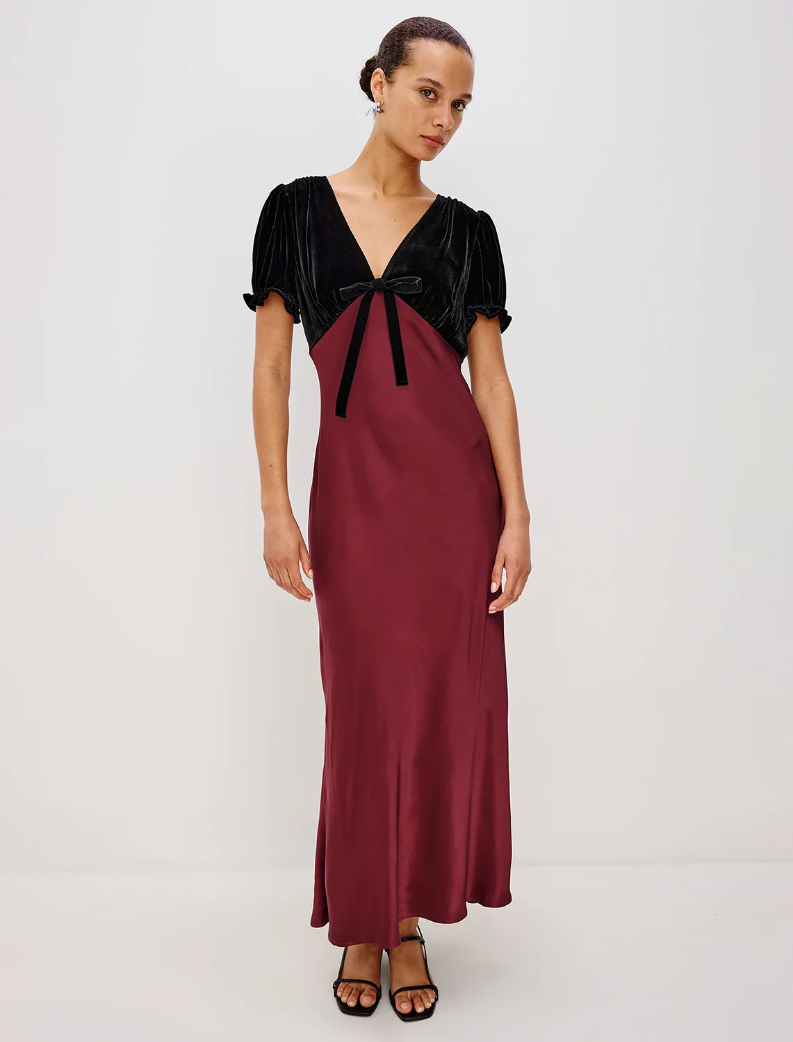 dory dress in winter garnet - Image 2