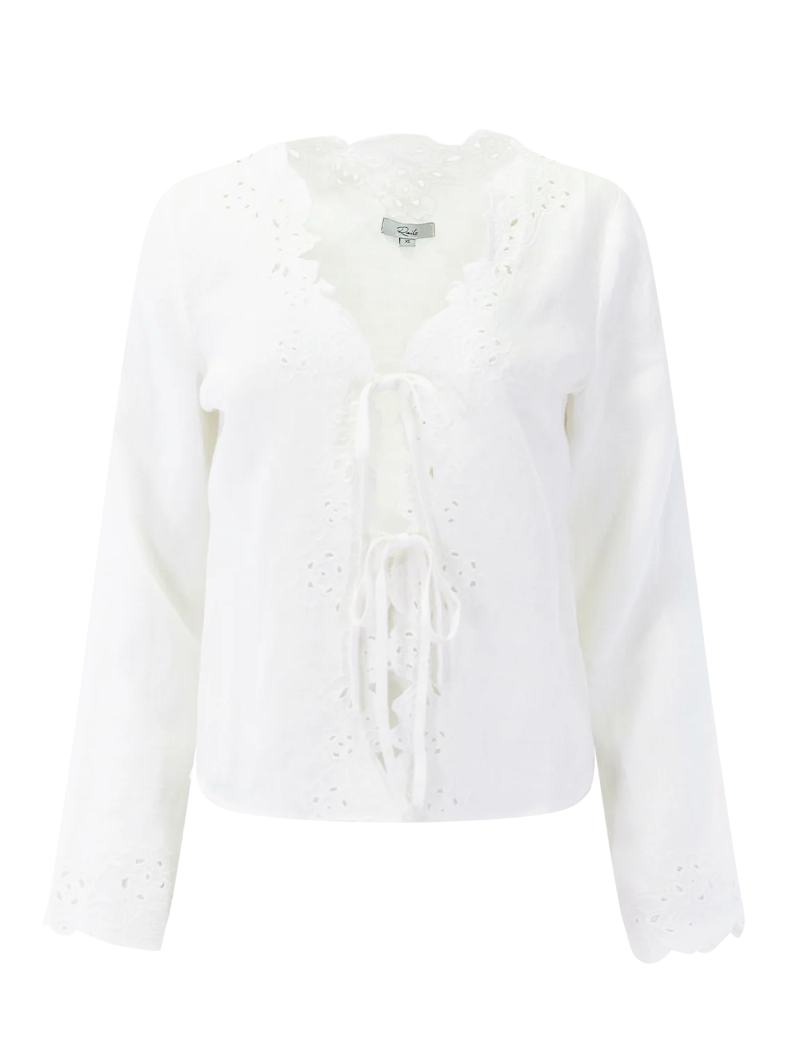 fleur blouse in white