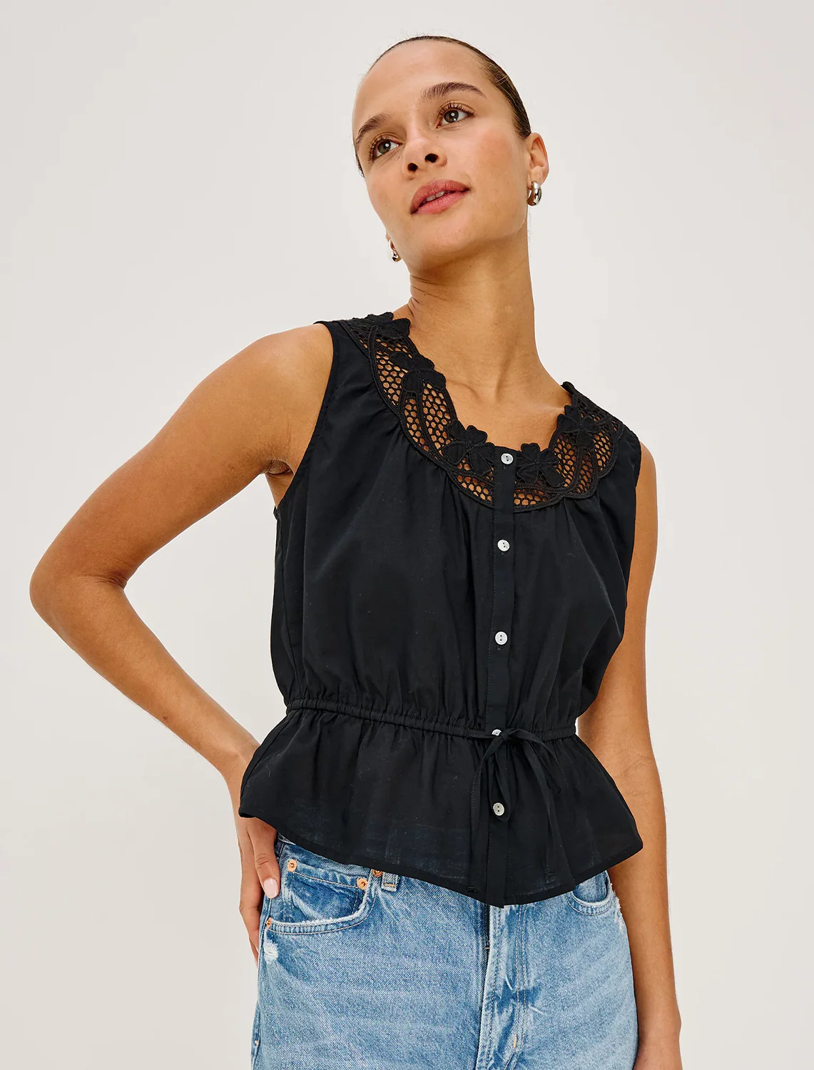 leilani top in black - Image 2
