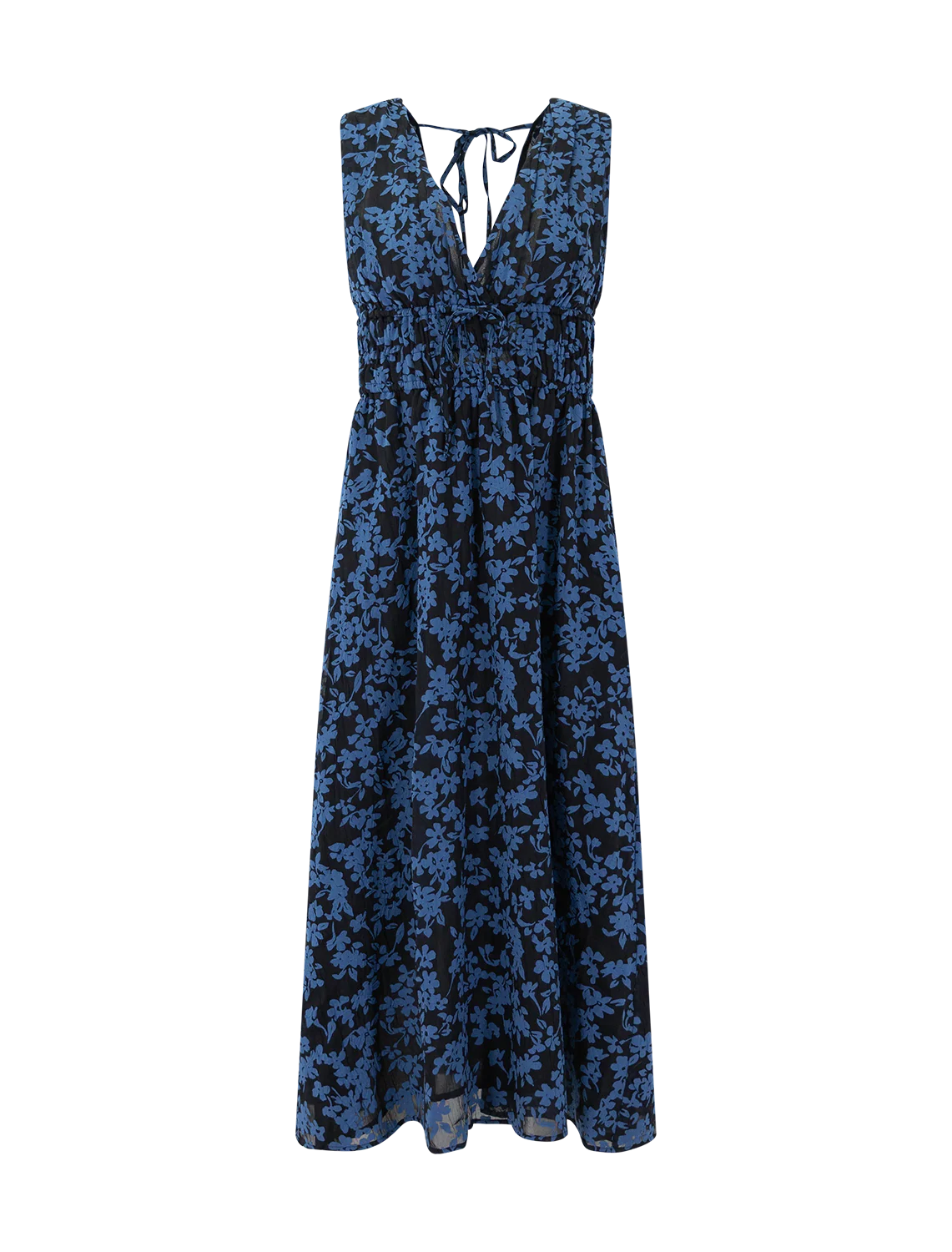 lilith dress in midnight silhouette floral