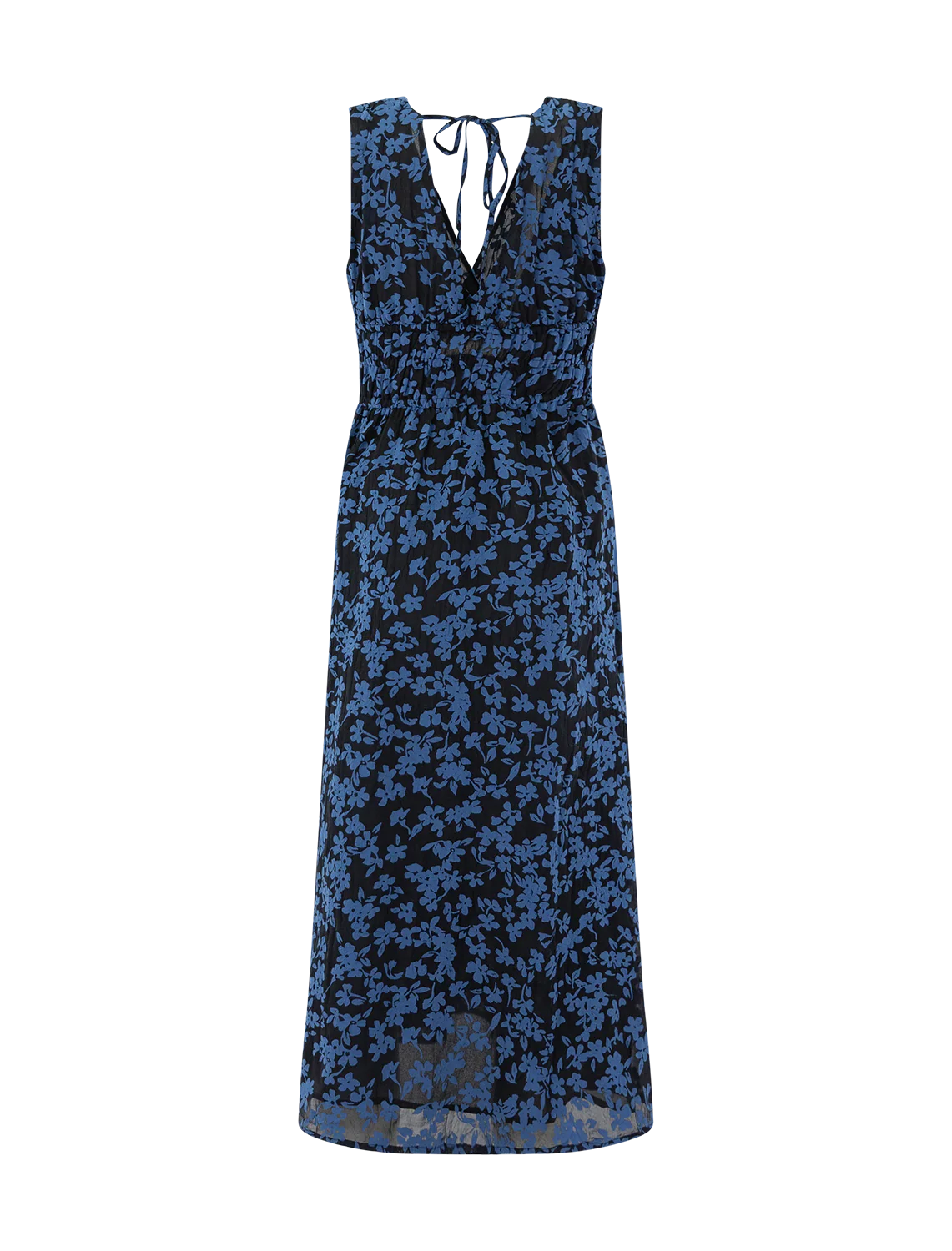 lilith dress in midnight silhouette floral - Image 2