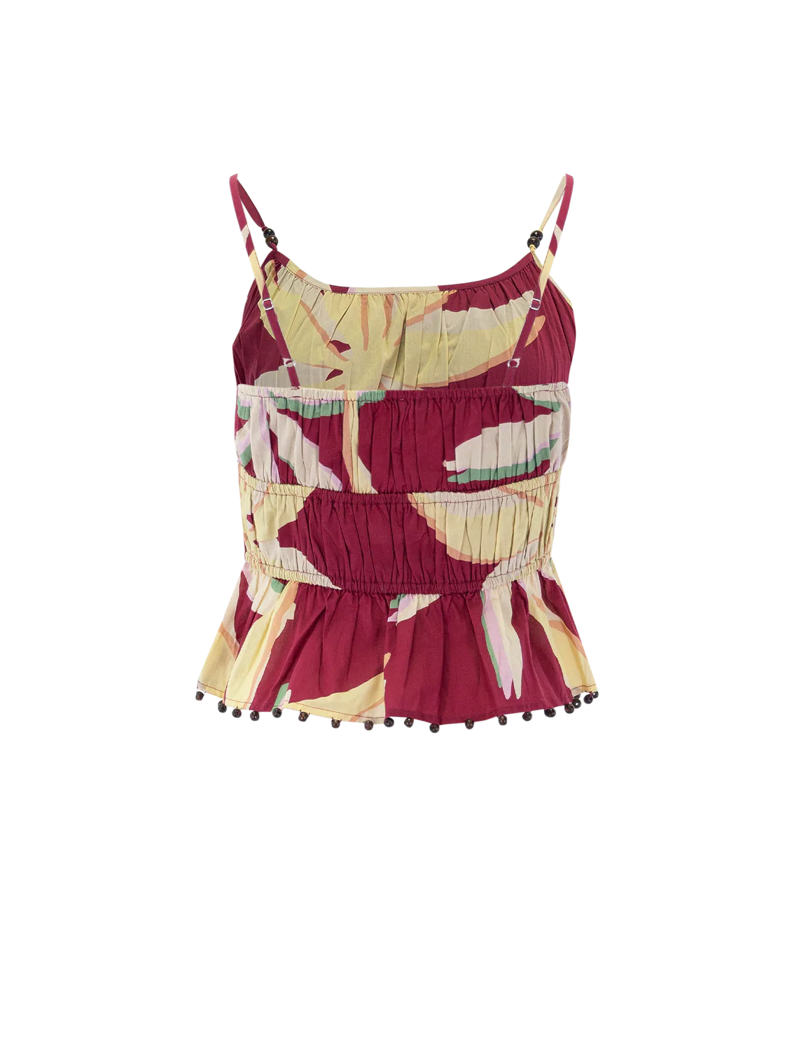 theda top in red palma - Image 2