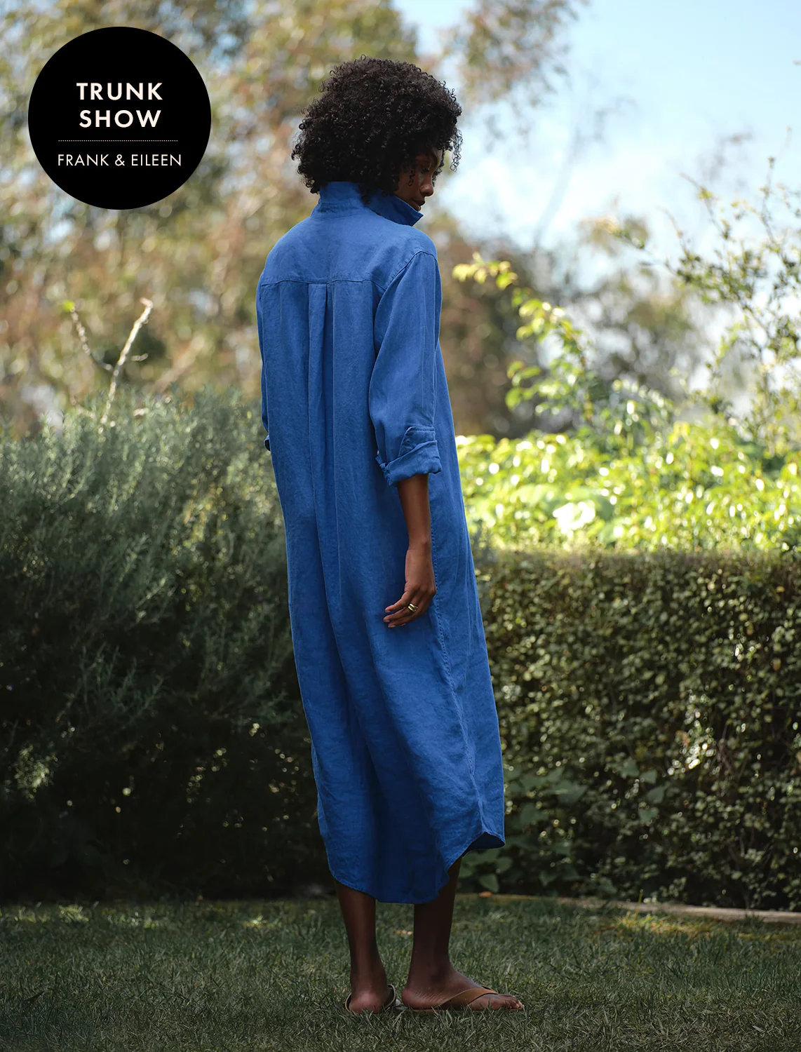 rory in cabo blue linen - Image 2