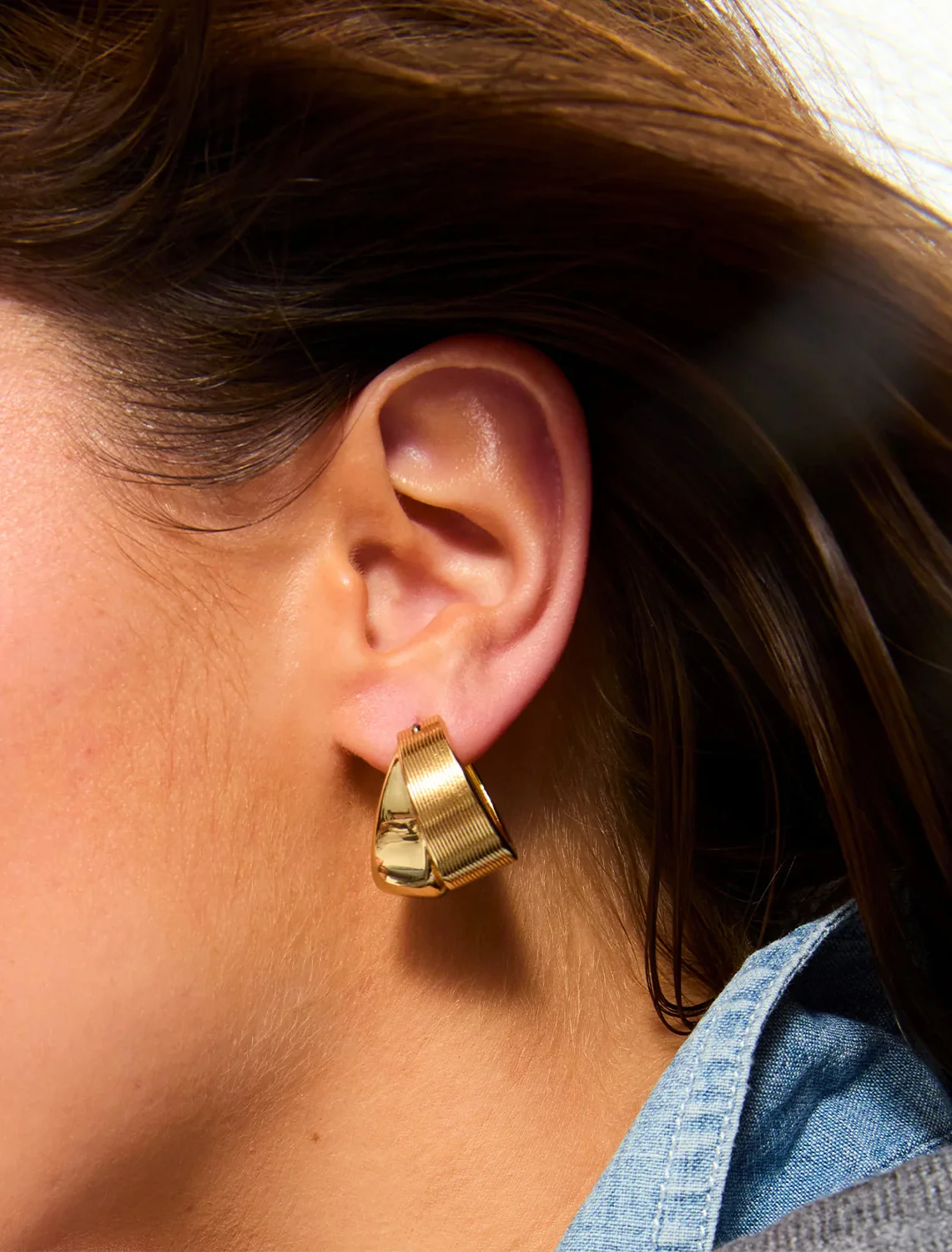 florentine double hoop earrings - Image 2