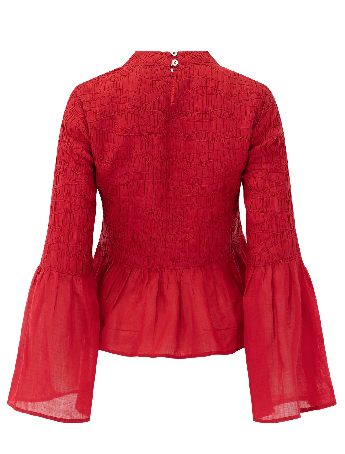 imogen long sleeve top in red - Image 3