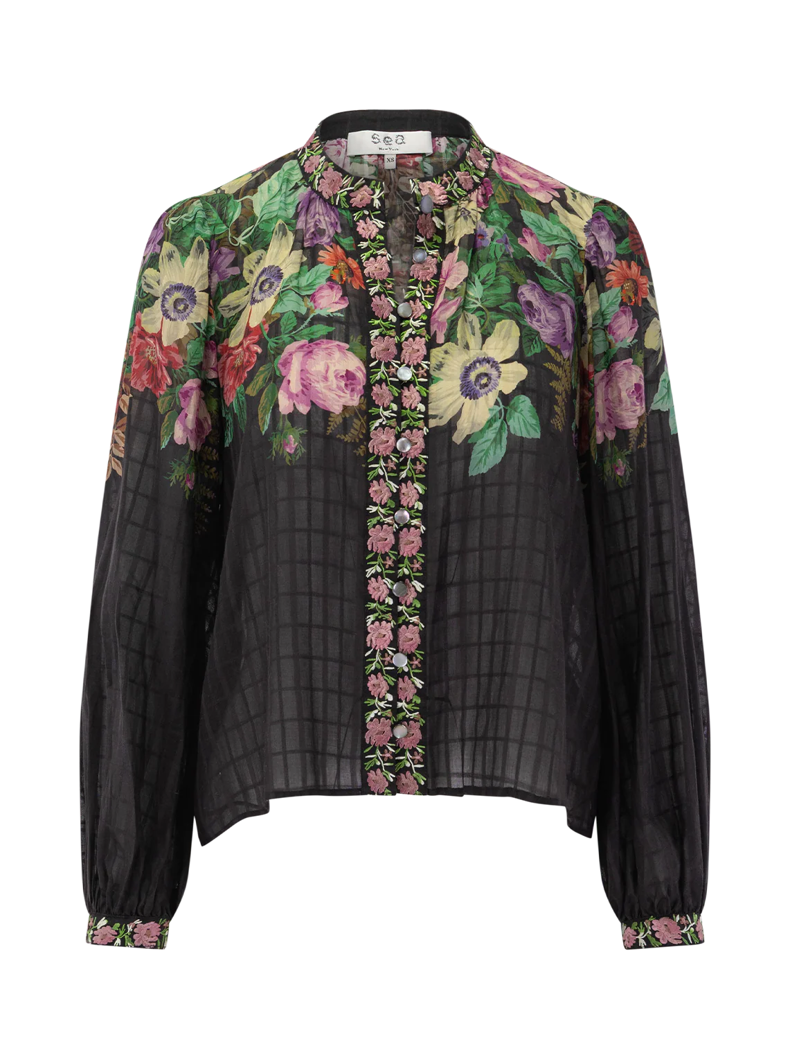 viktoria print blouse