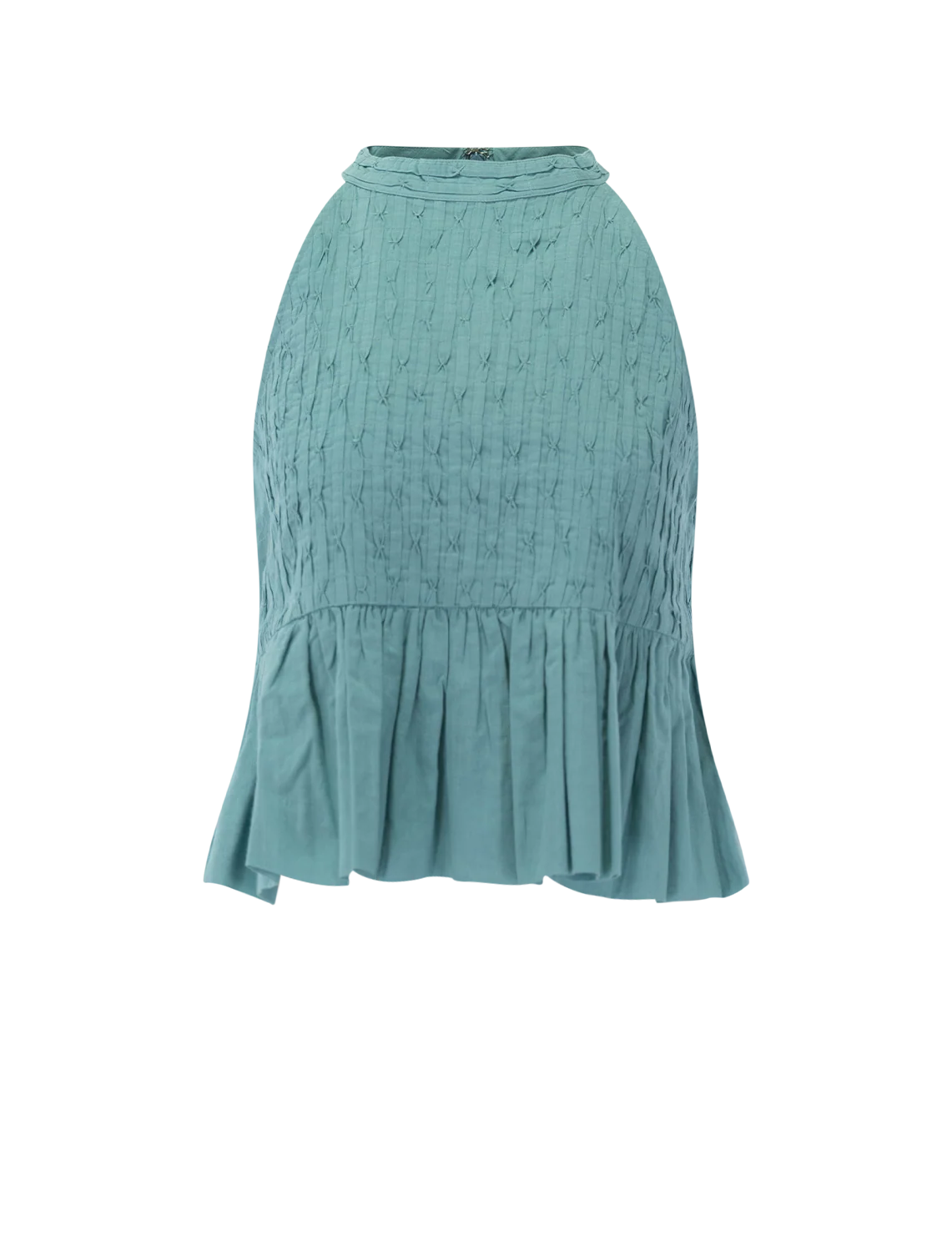 violet ramie tank in blue
