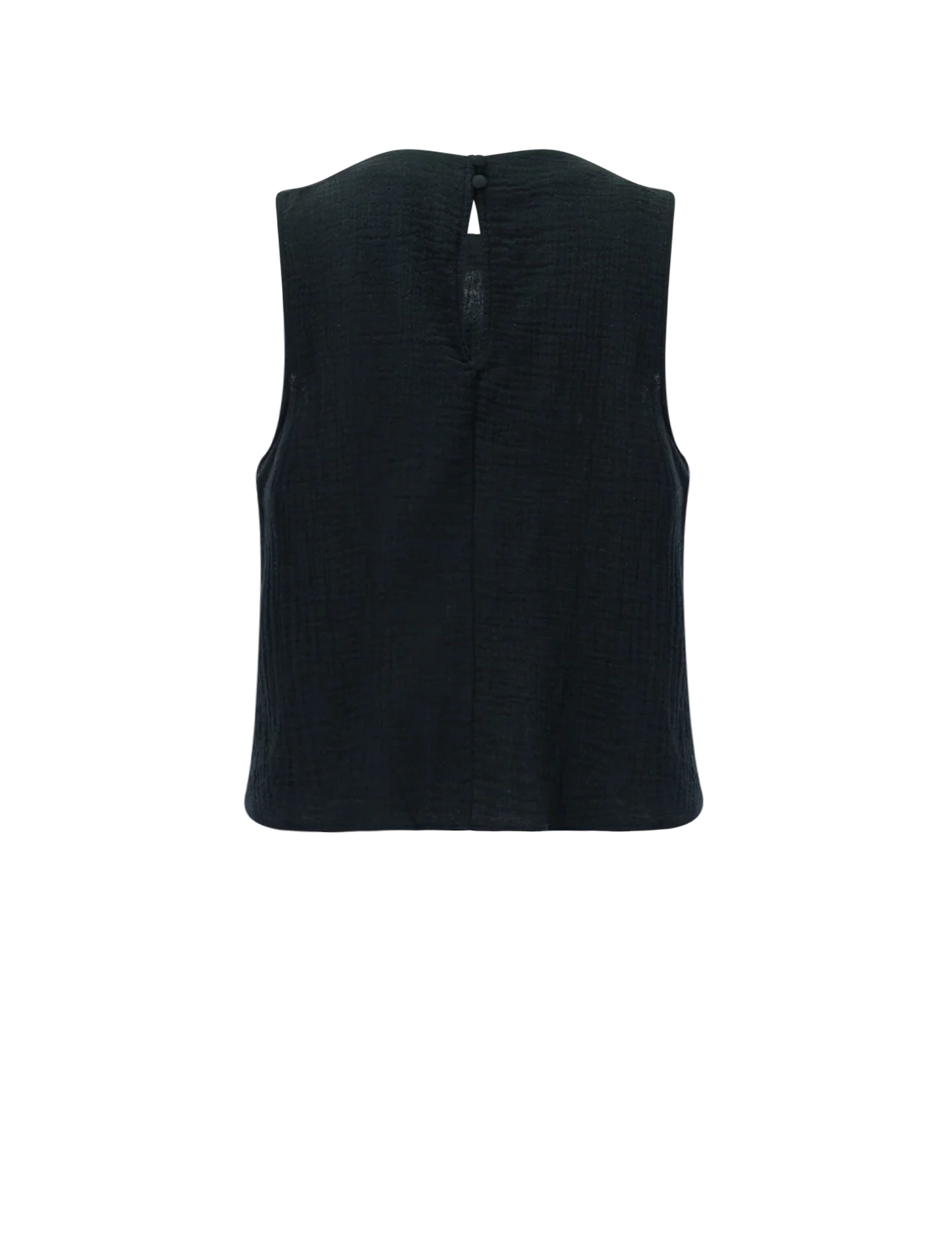 serena high neck tank in black - Image 3