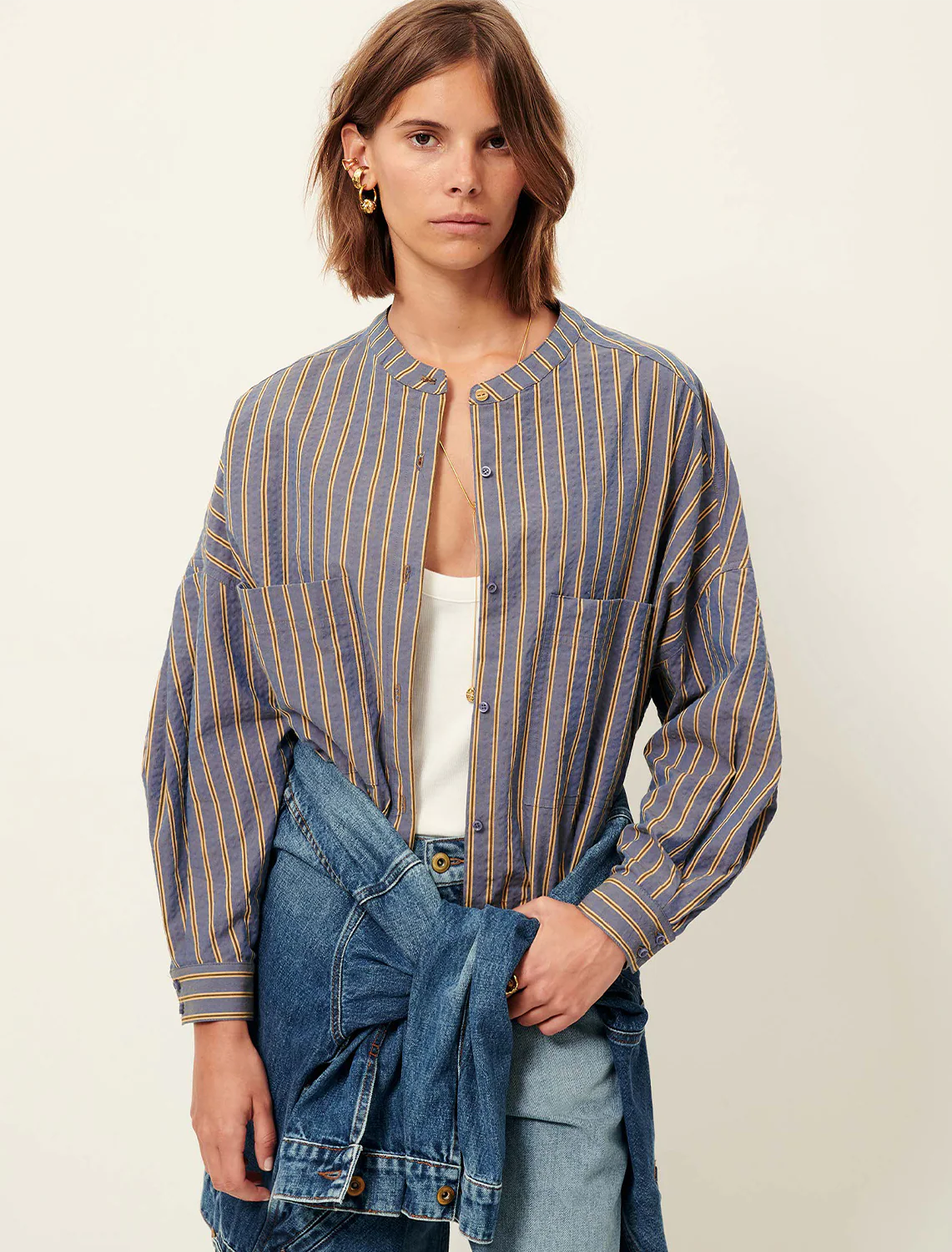 cadaques blouse in rivage - Image 2