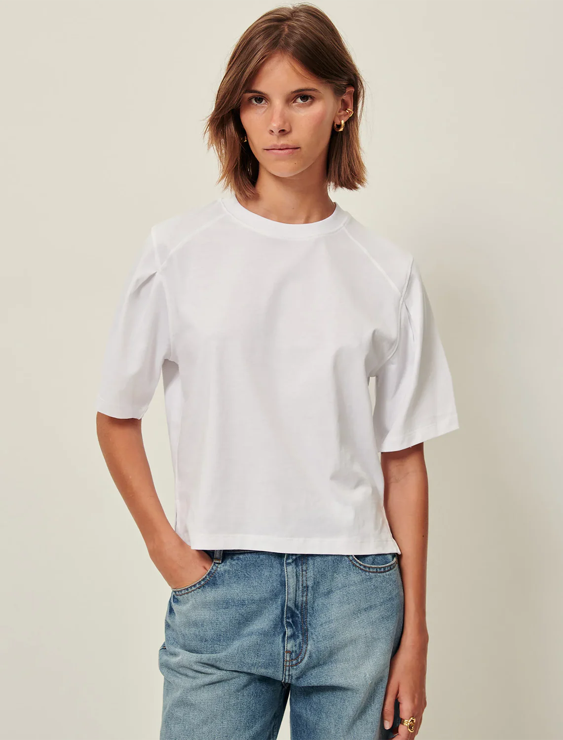 doven tee in white - Image 2