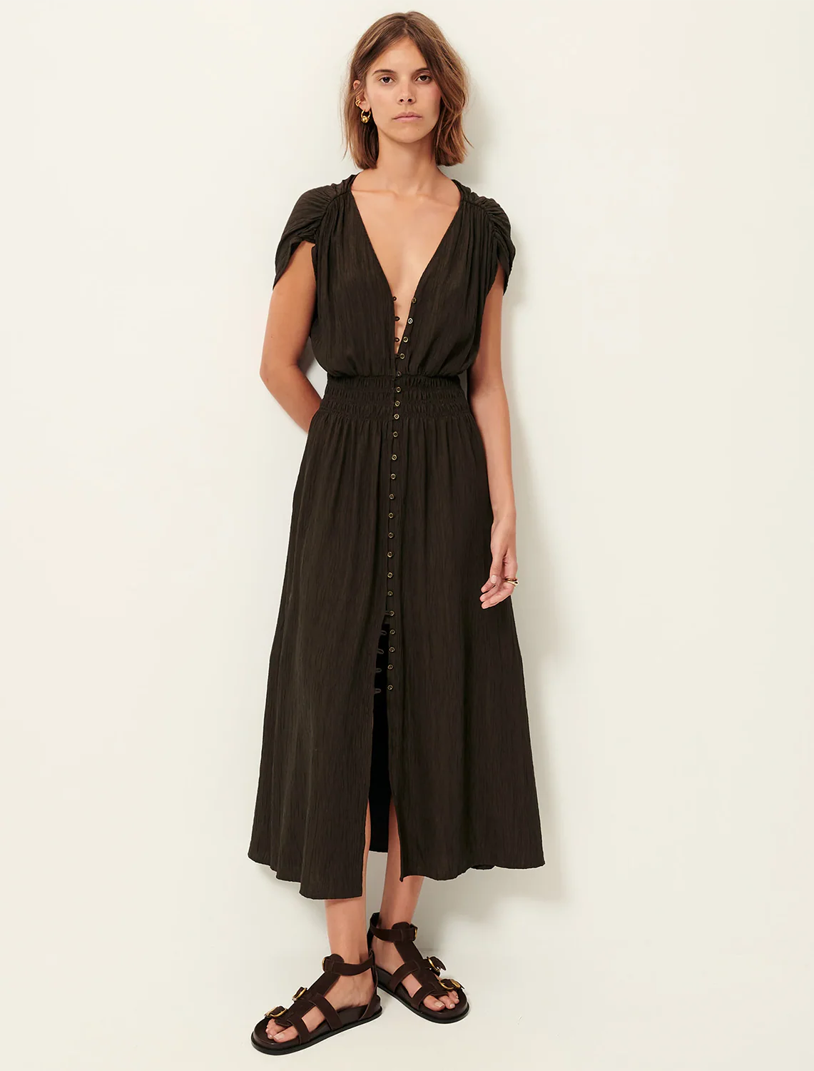 galiane dress in umbra - Image 2