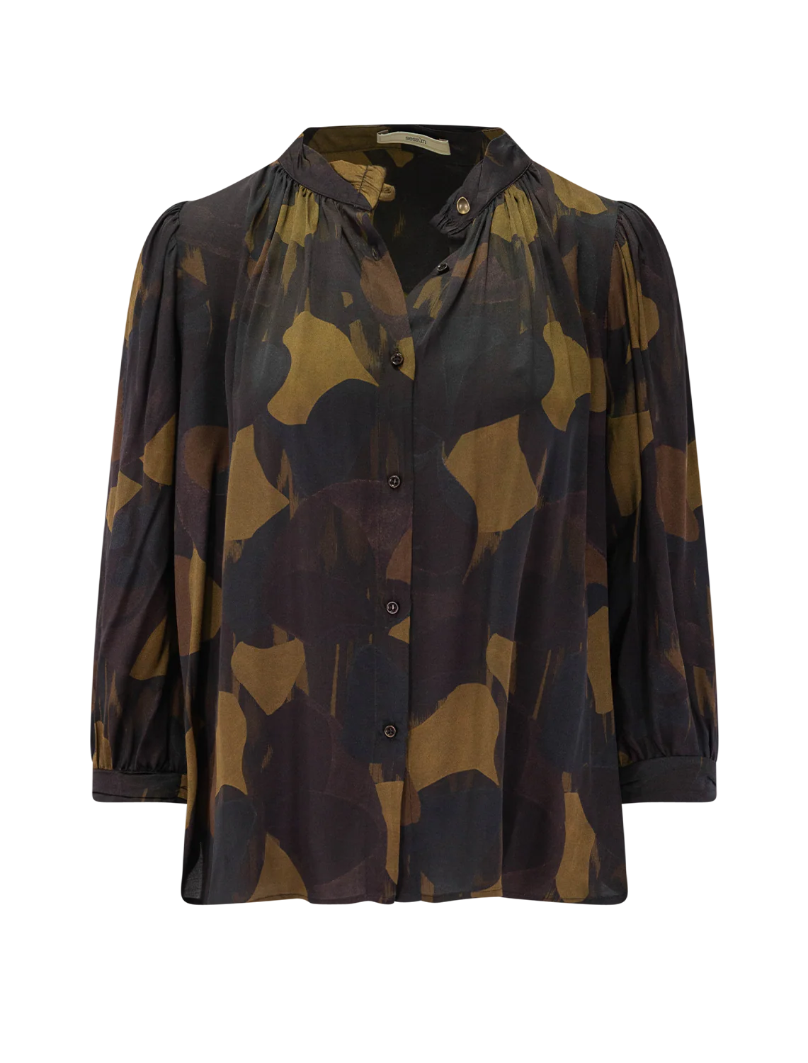 lylist blouse in moss utamika