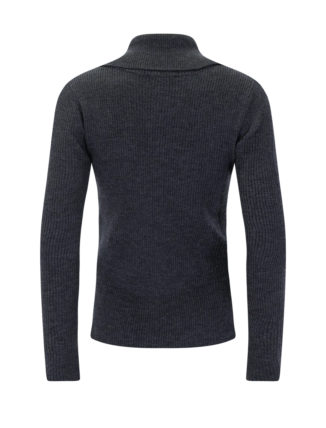 shimoteka button turtleneck in graffit - Image 3