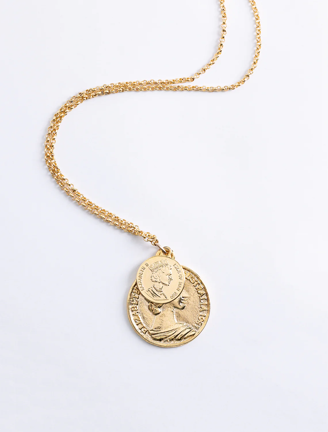 double coin necklace - Image 2
