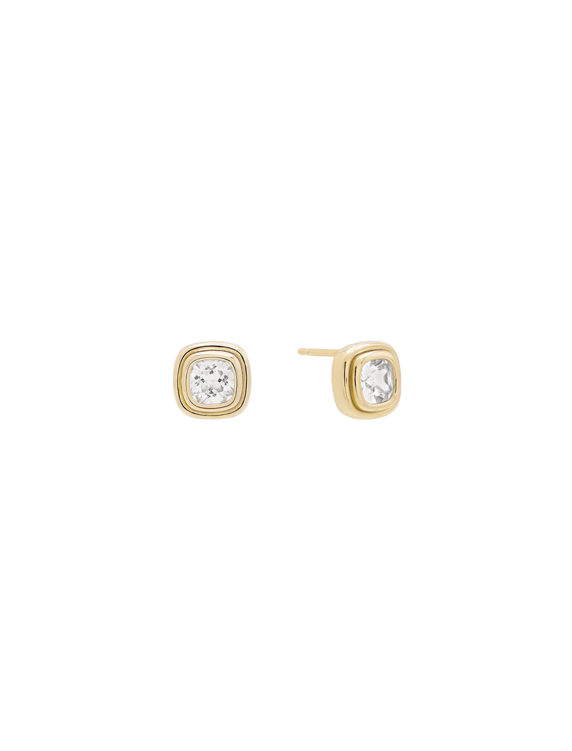 reagan cushion stud earrings