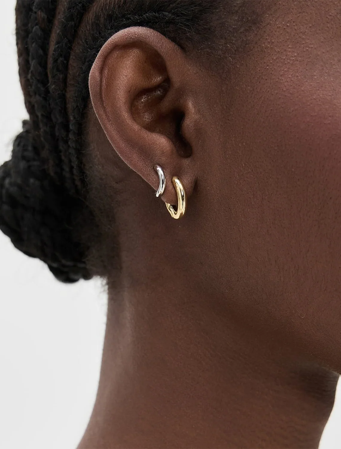 super katerina two tone hoops - Image 2
