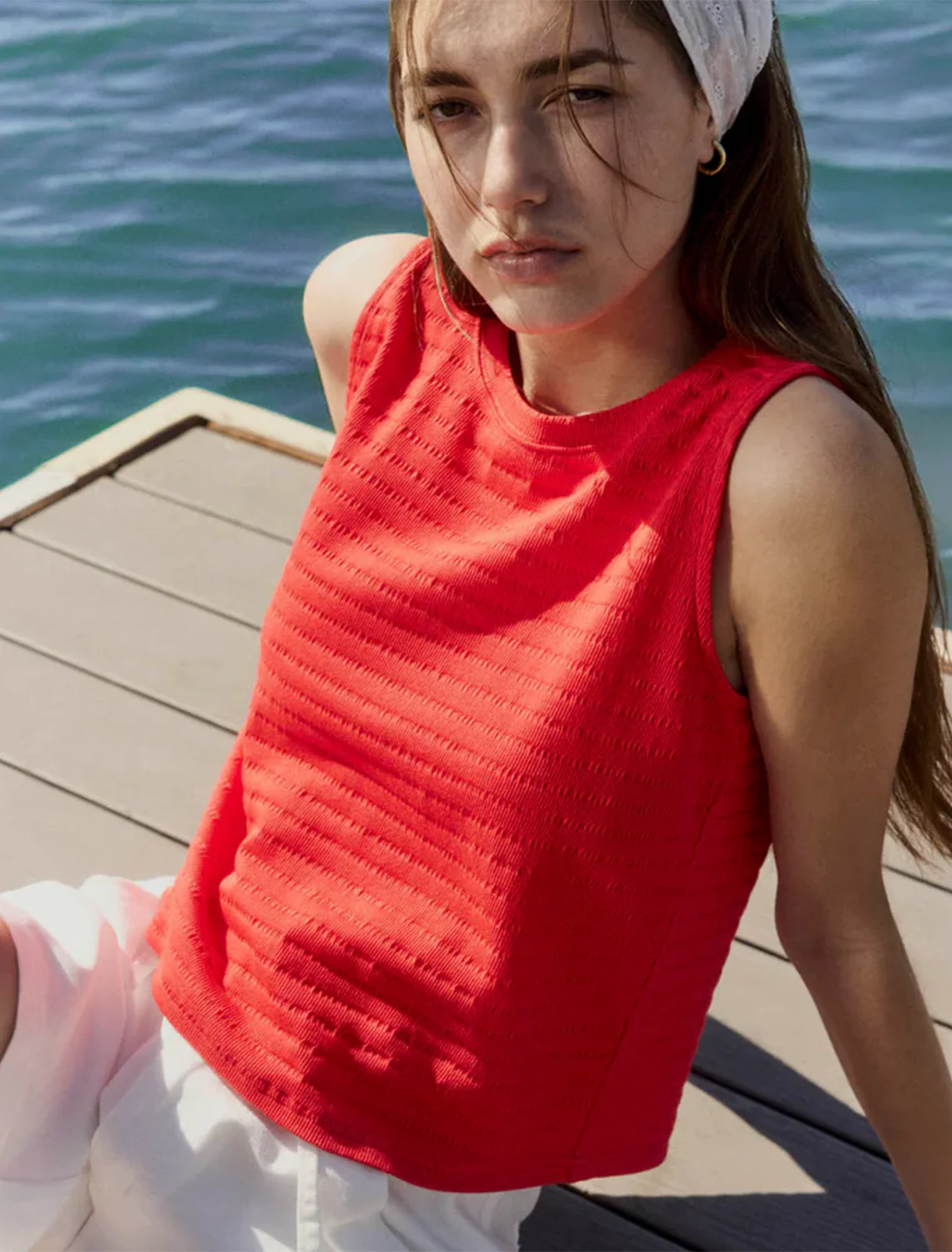 shelly smocked tank - Image 2