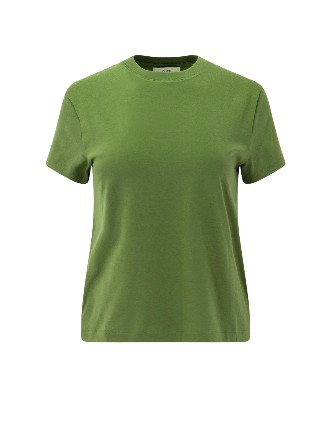 short sleeve crew neck tee in herb