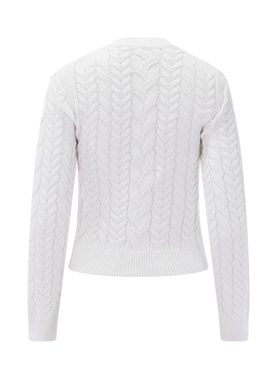 annabella cable sweater in white - Image 3
