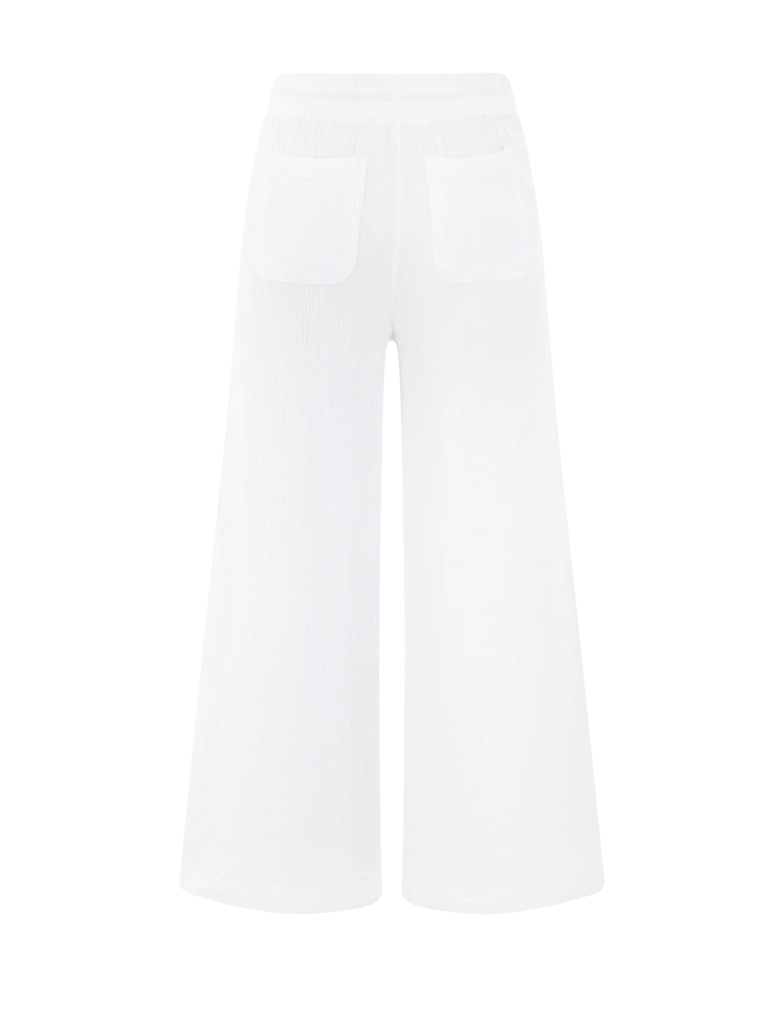 ava gauze pant in white - Image 3
