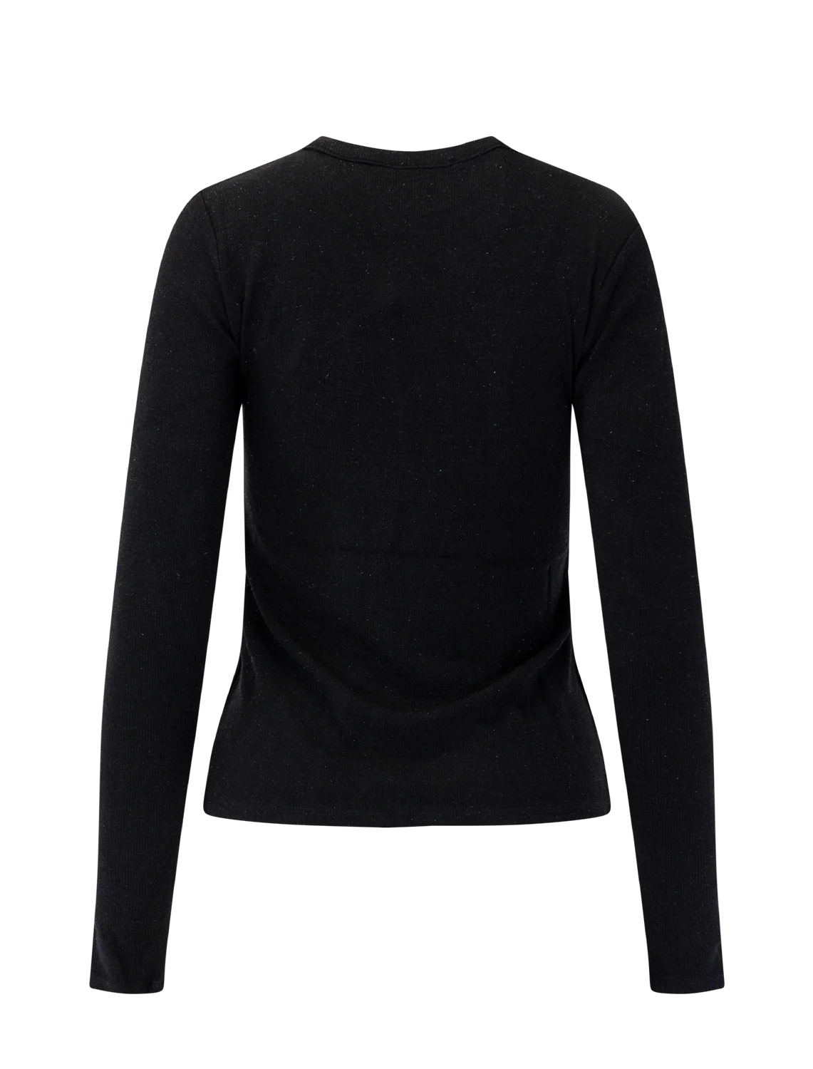 isabella shimmer long sleeve tee in black - Image 3