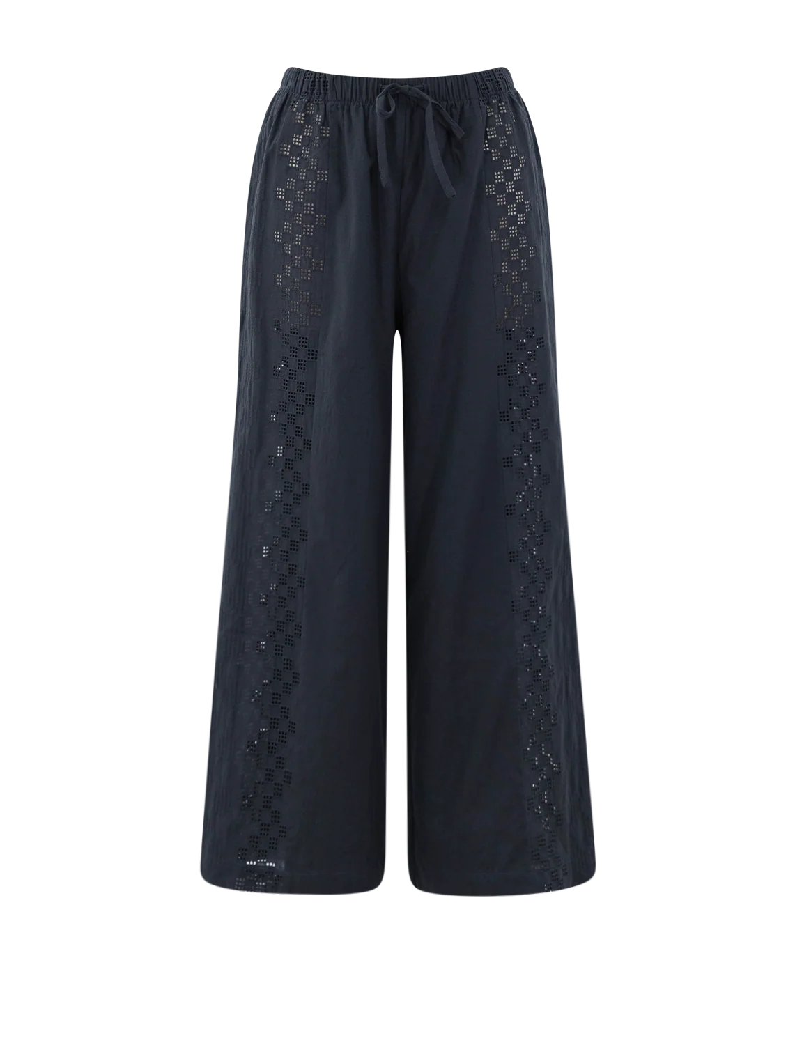 kenzie geo eyelet pant in lead