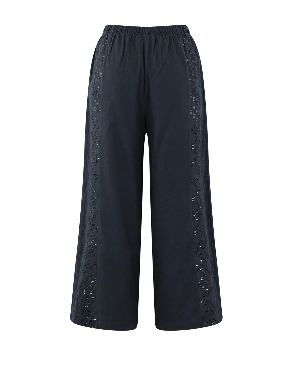 kenzie geo eyelet pant in lead - Image 3