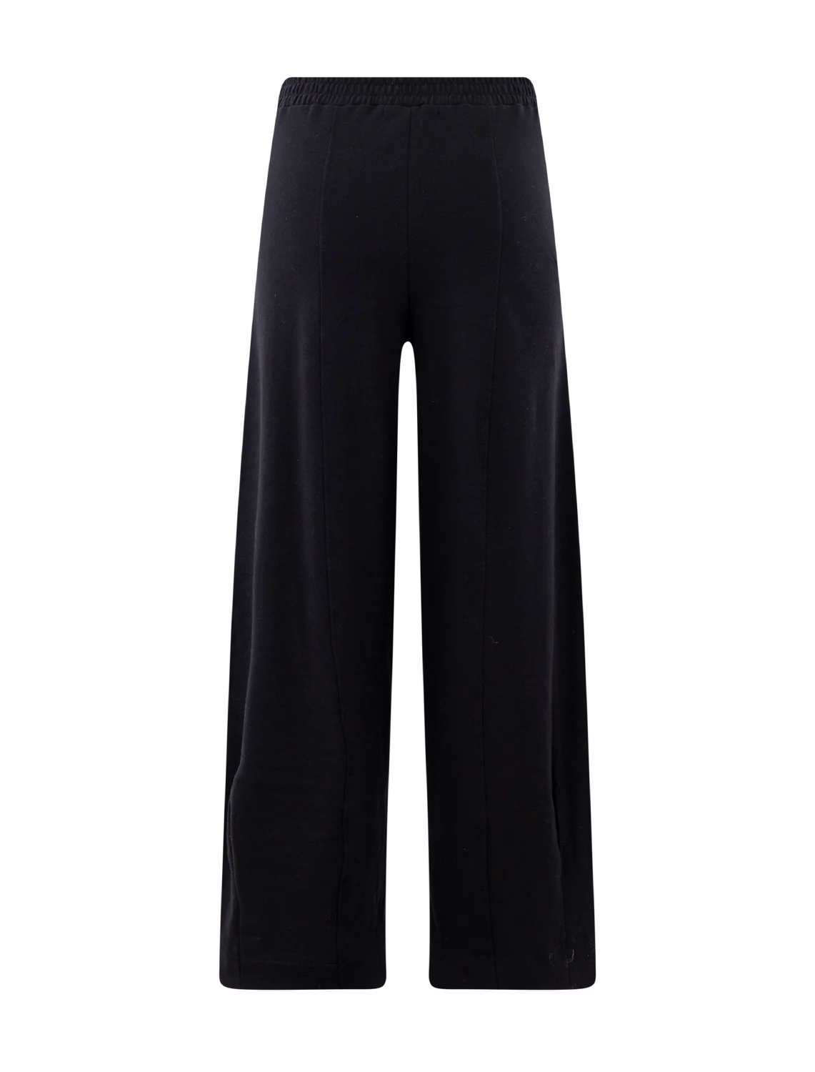 luxe ponte barrel trouser in black - Image 3